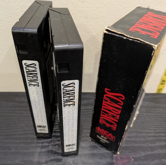 Scarface VHS Tape - Black and White Cover - Picture 7 of 8